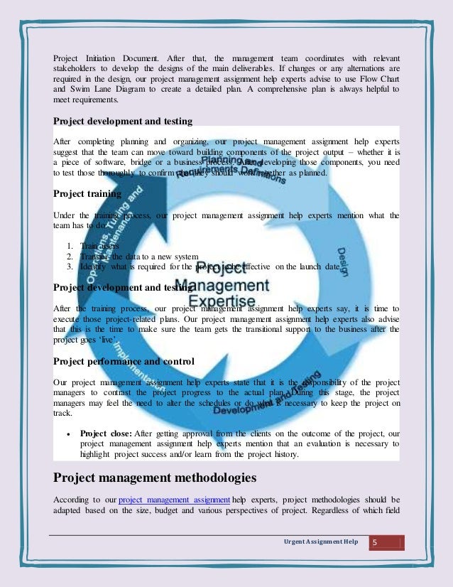 Project management assignment help
