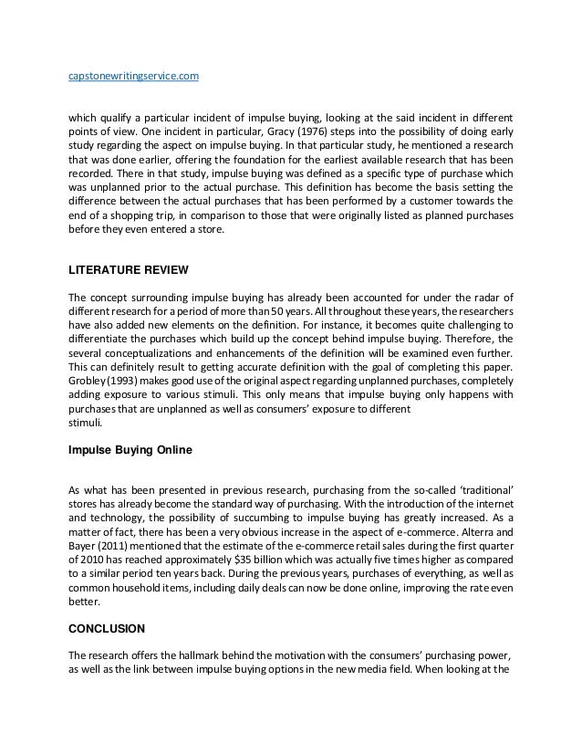 Capstone project writing service image