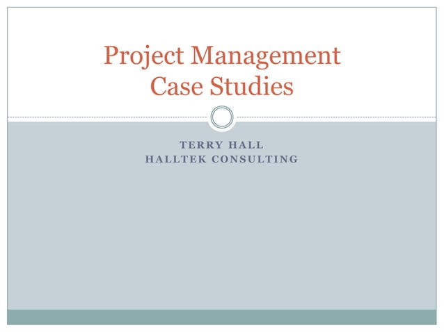 case study project management