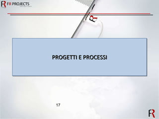 PROGETTI E PROCESSI 
