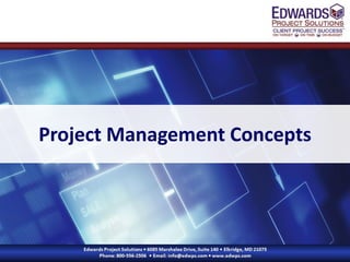 Project Management Concepts

 