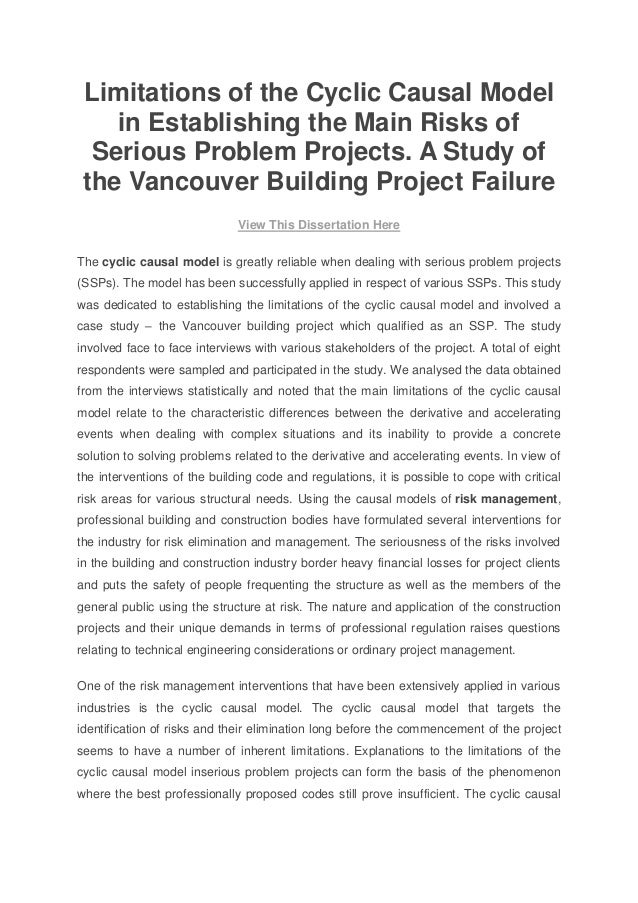 Dissertation in project management