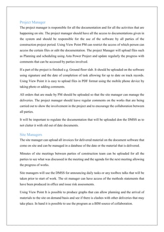 Project management document control software system | PDF