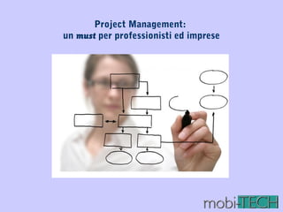 Project Management:
un must per professionisti ed imprese
 