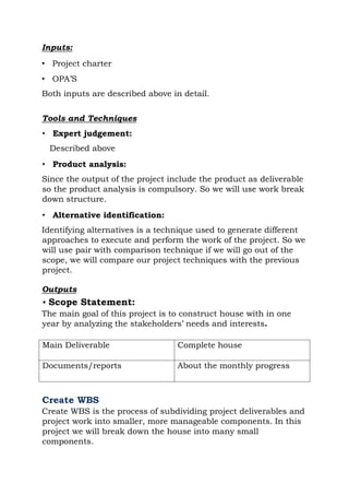 Project management final report | PDF