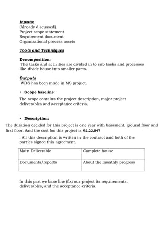 Project management final report | PDF