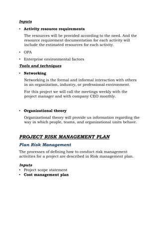 Project management final report | PDF