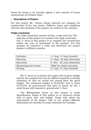 Project management final report | PDF