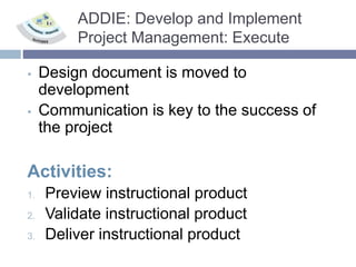 Project management for Instructional Designers