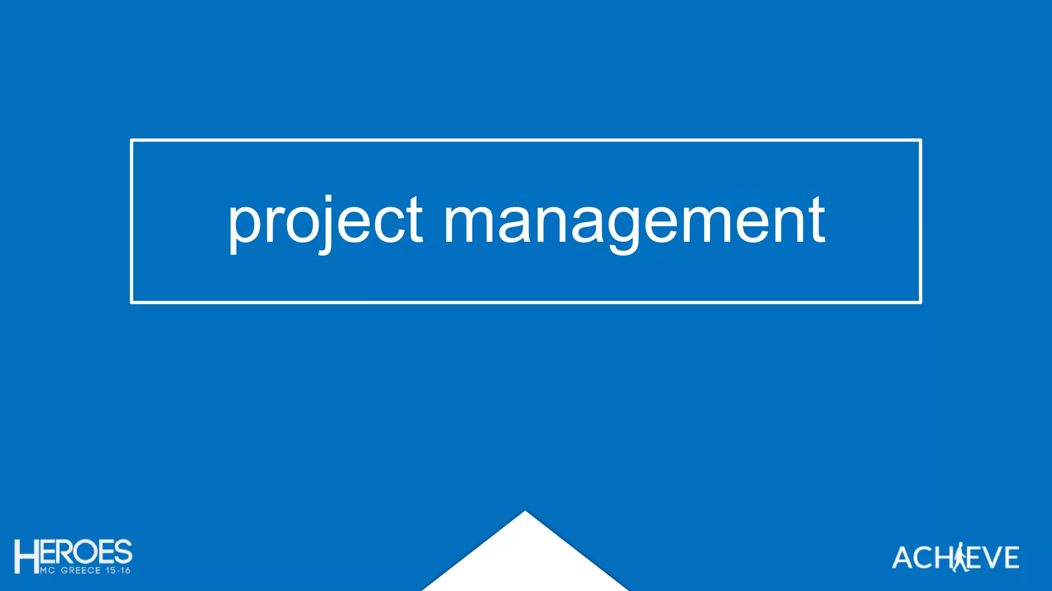Project management for TLs | PPTX