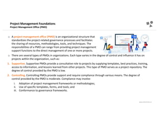Laying the Foundations for Success with Project Management | PDF