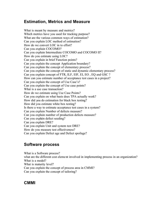 Project management interview questions pdf business business and