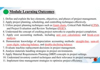 Project Management Introduction and elements | PDF