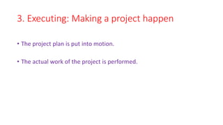 Project management life cycle | PPTX