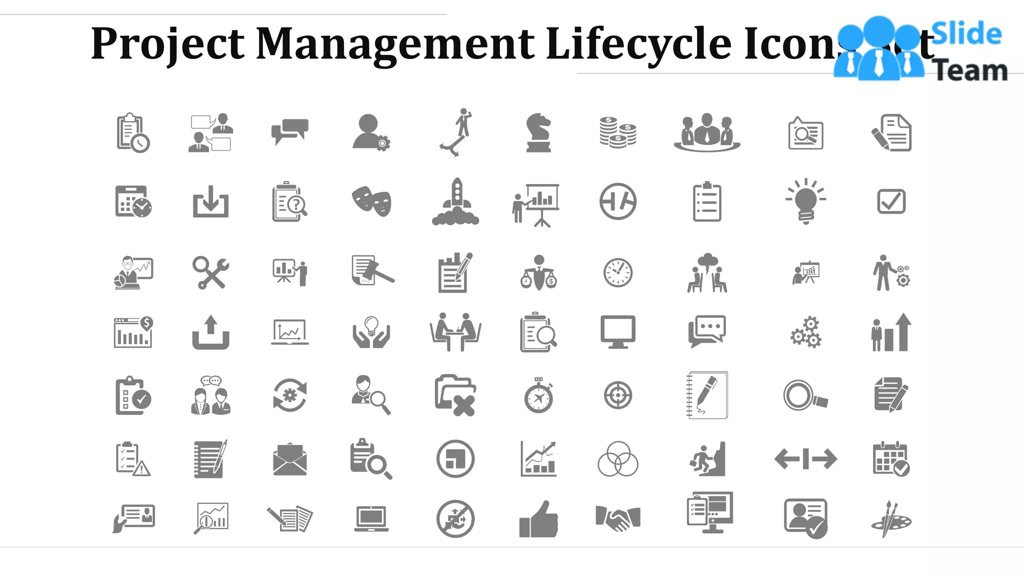 Project Management Lifecycle Icons Set
WWW.COMPANY.COM 38
 