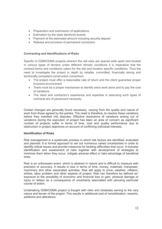 Project ManagementOf Telecom Project A Case Study | PDF
