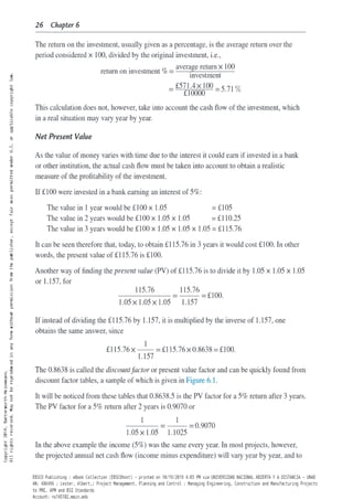 Project management, planning and control 
