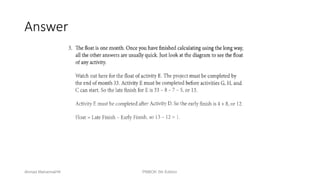 298
Answer
Ahmad Maharma PMBOK 5th Edition
 