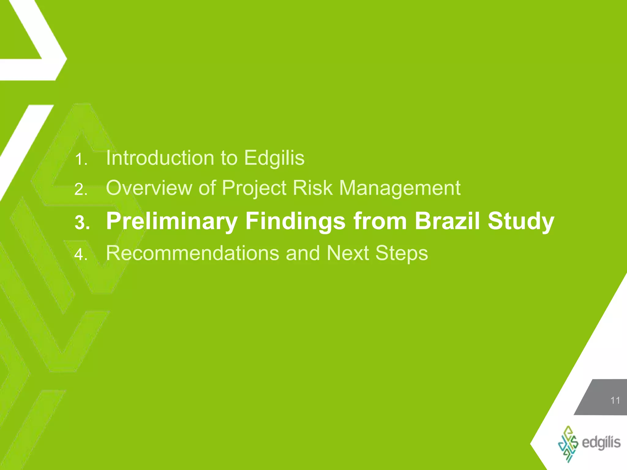 Risk Factors in a Consortium