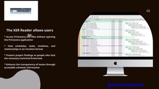 Xer File Example project management scheduling tools by XER Reader.pptx