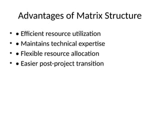 Functional Matrix Projectized Comprehensive Overview of Project Management Structures: Functional ...