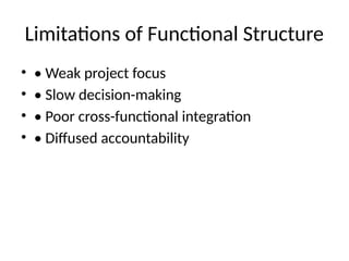 Weak Project Matrix Comprehensive Overview of Project Management Structures: Functional ...