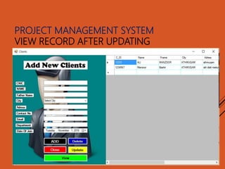 Project Management System | PPTX