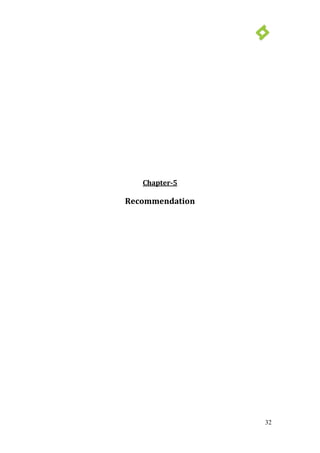 32
Chapter-5
Recommendation
 