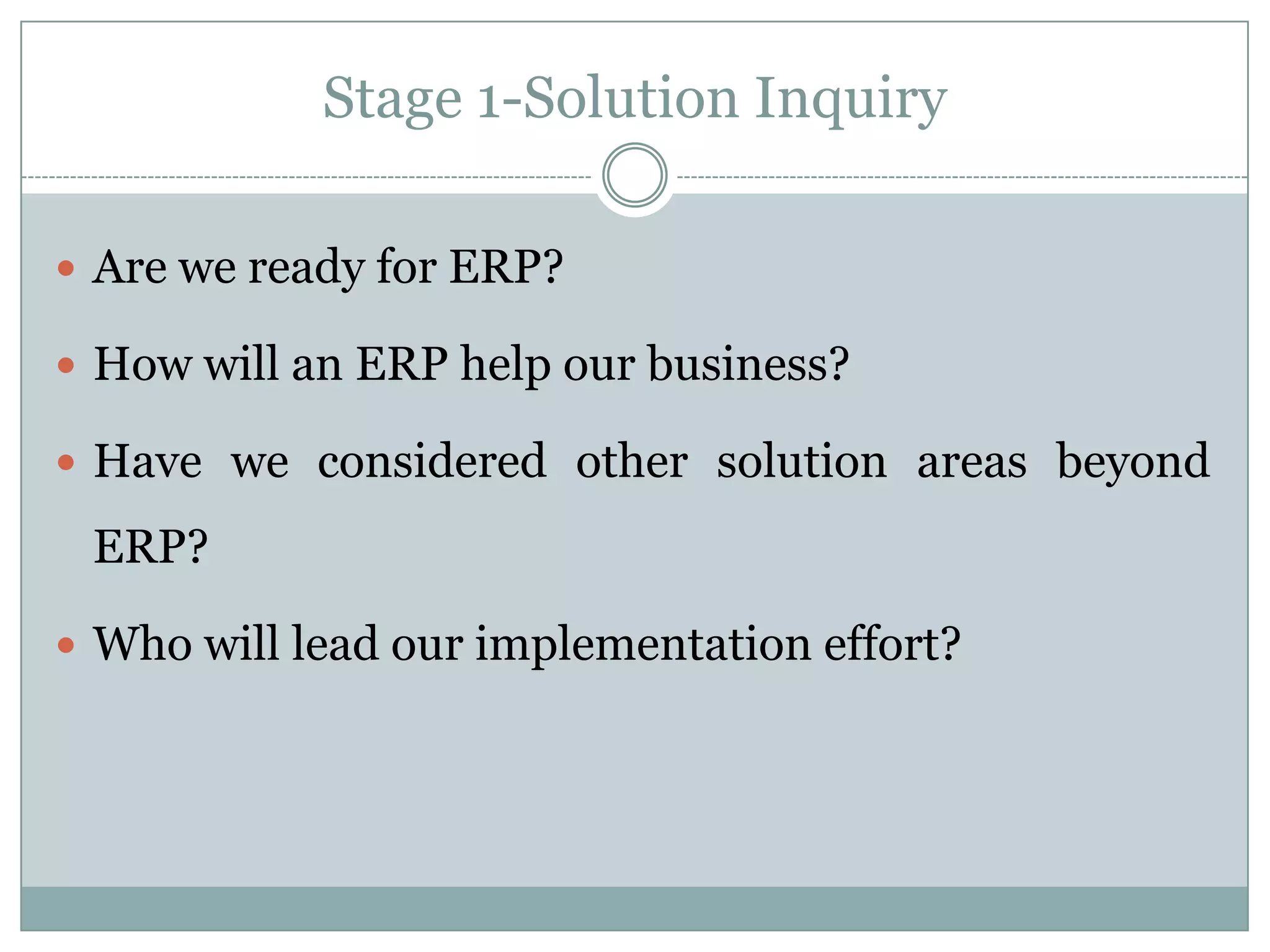 Managerial level FacilitatorComes into play when the situation is complexFacilitate the meetingCan be an outside consultant 