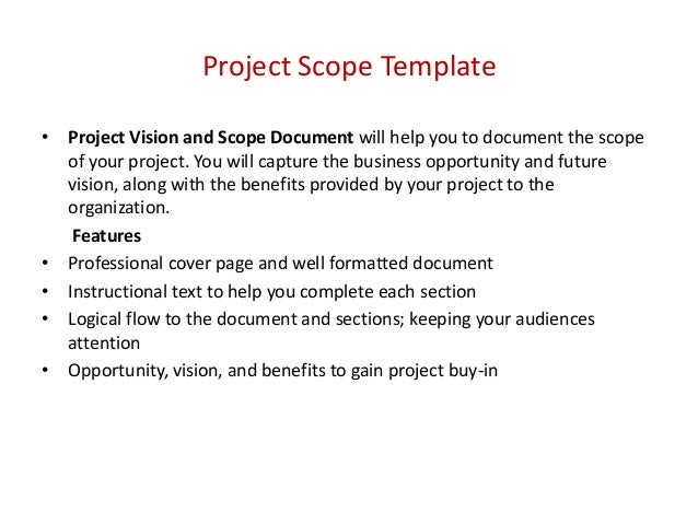 Project Vision Document Template Free Online Document Project Vision Document Template Free Online Document