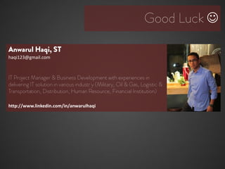 Project Management Tips -  Taking Over Failing Projects