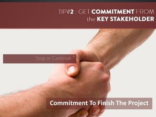 Project Management Tips -  Taking Over Failing Projects