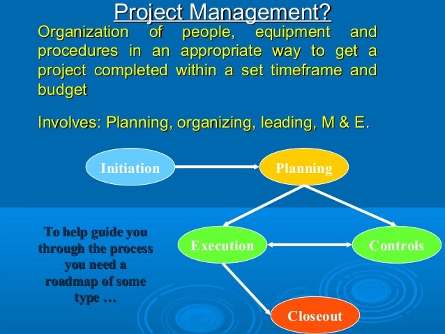 Project management tools and techniques