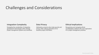 Generative AI in Project Management Trends | PPT | Free Download