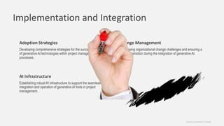Generative AI in Project Management Trends | PPTX