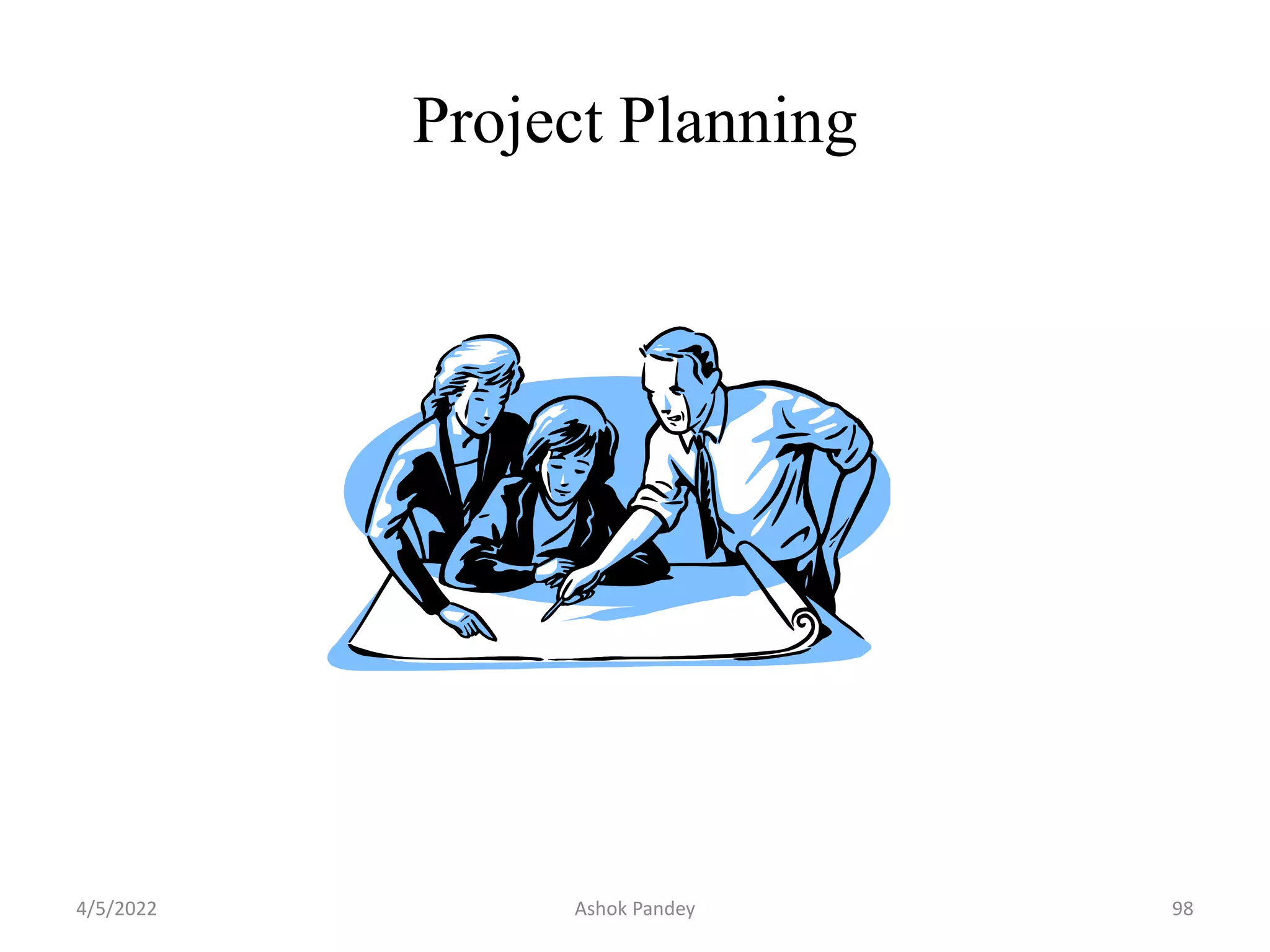 Project Planning
4/5/2022 98
Ashok Pandey
 