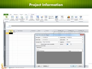 Microsoft project 2010 by Karim Ragab | PDF
