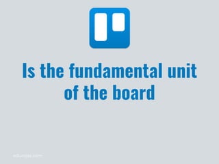 edurojas.com
Is the fundamental unit
of the board
 