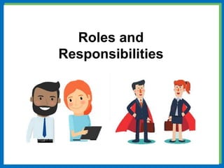 Roles and
Responsibilities
 