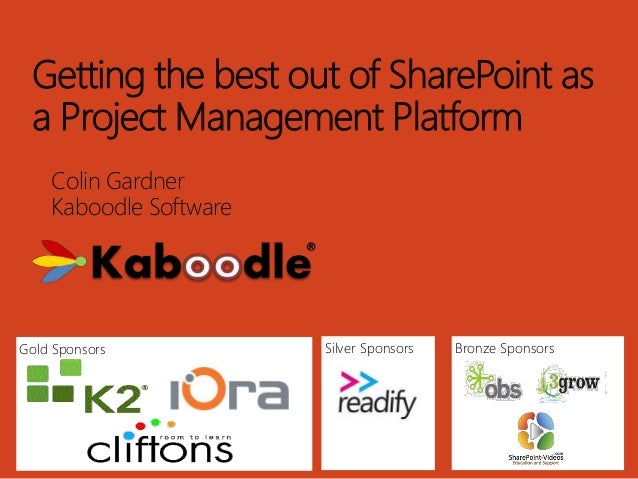 Project Management Platform with Sharepoint