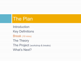 Introduction to Project Management (workshop) - v.1 | PPTX