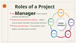 Comprehensive Guide to Project Manager Roles and Organizational ...
