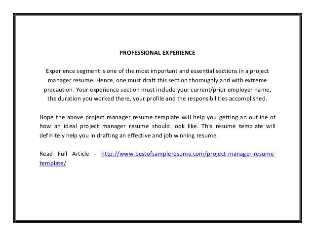 draft resume sample