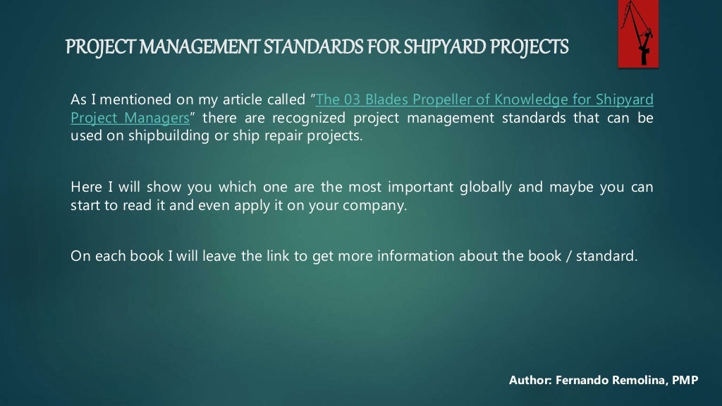 project manager standards project manager standards