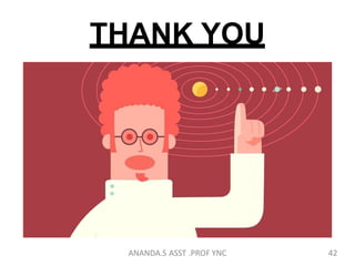 THANK YOU
42ANANDA.S ASST .PROF YNC
 