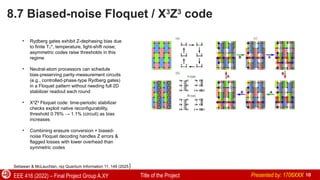 Advanced Quantum Error Correction Protocols for Neutral-Atom Systems in ...