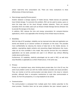 Mobile cloud computing | PDF