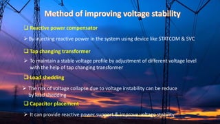 Voltage Stability Assessment Using P-V Curve Method in Power Systems | PDF