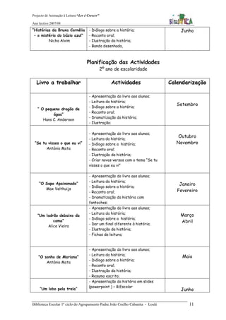 Projecto   Ler é Crescer 