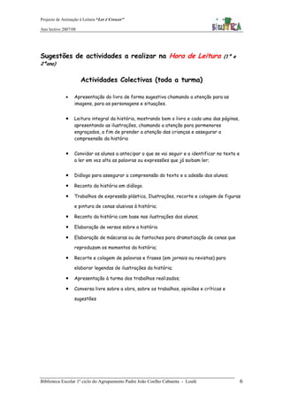 Projecto   Ler é Crescer 